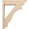 Ekena Millwork 8-in W x 32-in D x 38-in H Balboa Trad Rough Cedar Woodgrain TimberThane Outlooker, Primed Tan OUTUR080X32X38BOA04RCPR - alternate 3